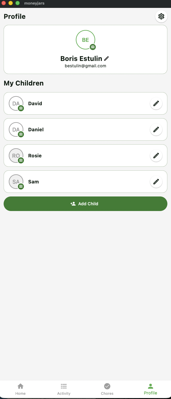Family screen